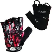 ATTONO Fahrradhandschuhe Damen & Mädchen Fahrrad Handschuhe: Gel-Polster & Pull-Off, Gr. 5-8