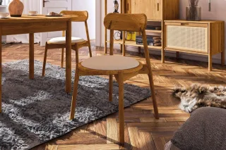 Esszimmerstühle Massivholzstühle SAGA 2er-Set Eiche Massivholz