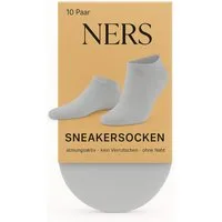 NERS Sneakersocken 10-20 Paar Sneaker Socken aus Baumwolle, für Damen & Herren, ohne Naht (10-Paar) Kein Verrutschen, mit Komfortbund, atmungsaktiv, für Alltag & Sport