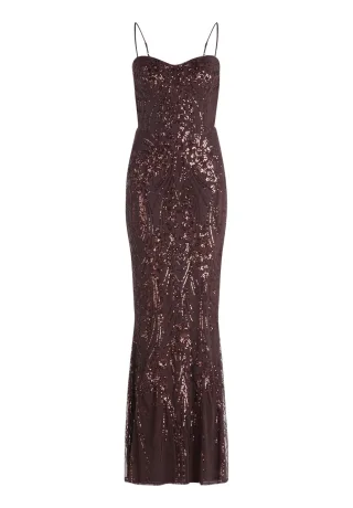 VM by Vera Mont - Abendkleid Dark Maroon - Gr. - 36
