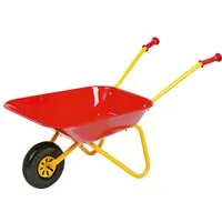 rolly toys® Schubkarre rollyMetallschubkarre, gelb/rot, für Kinder, Made in Europe