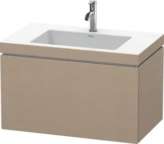 Duravit L-Cube c-bonded Set wandhängend Leinen Matt 800x480x500 mm - LC6917O7575 LC6917O7575