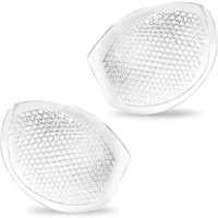 MOPUEA BH-Einlagen 1 Paar Silikon Push Up BH Pad, Push-Up-Einlagen für A- bis C-Becher (Atmungsaktive BH-Einlagen Wiederverwendbare Brustvergrößerer, 1 Paar), Wasserdichte Push-Up-BH-Polster aus Transparentem Gel für Badeanzug