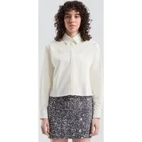QS Langarmbluse Bluse Baumwollbluse