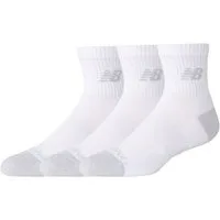 New Balance Sportsocken ACTIVE QTR SOCKS 3 PACK (3-Paar) strapazierfähige Quarter-Socken, 3er-Pack, mit trockenem Tragegefühl