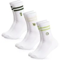 OCCULTO Tennissocken Damen & Herren Motiv Tennissocken 3er Pack (Modell: Summer) (3-Paar)