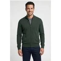FYNCH-HATTON Strickpullover aus Baumwolle, mit Stehkragen, mit Reißverschluss, Regular Fit