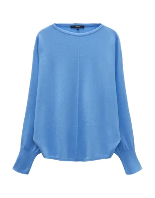 someday - Strickpullover - Taliya line blau - Gr. - 36