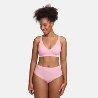cfab (creamy fabrics) Bügelloser BH Comfort Push-Up BH-Candy Pink-L (1-tlg)