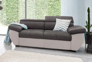 COTTA 2-Sitzer "Speedway" Big-Sofa mit Kopfteilverstellung