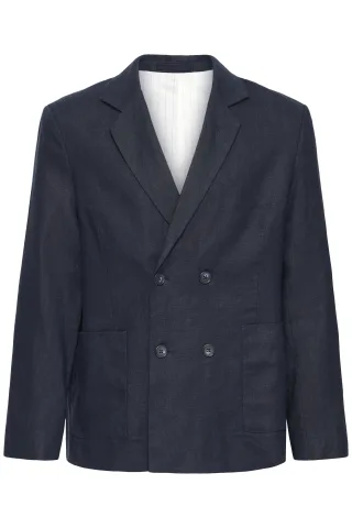 Casual Friday - CFEDLUND 0272 LINEN BLAZER dark navy - Gr. - 50