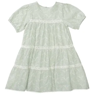BASEFIELD - Md.-Kleid pastel olive - Gr. - 134