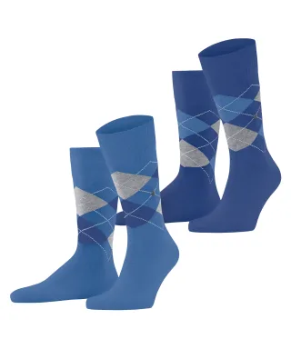 Burlington Socken "Everyday Argyle" 3er Pack, atmungsaktiv