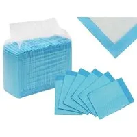 Purlov Napfunterlage Saugfähige Hygieneeinlage, Spar-Set, 50-St., hygienisch, Ideal für Welpen, Katzen oder andere Tiere