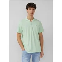 s.Oliver Kurzarmshirt Polo-Shirt Poloshirt aus Baumwoll-Piqué mit Garment Dye