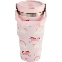Next Trinkflasche 600 ml Edelstahl-Wasserflasche, Rodeo Einhorn