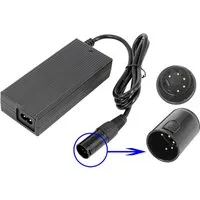 PowerSmart CFY081020E.504 Batterie-Ladegerät (42V 2A 5 pin XLR Ebike Ladegerät für TranzX BL07, BL09 / BL-09, BL03 / BL-03 für 36V eBike-Akkus)