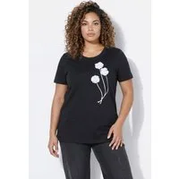 MIAMODA T-Shirt T-Shirt Komfort Fit 3D Blüte