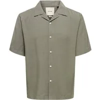 ONLY & SONS Kurzarmhemd ONSPERU SS REG TENCEL SHIRT NOOS