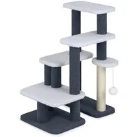 COSTWAY Kratzbaum, Hundetreppe, Katzentreppe, für Bett & Sofa