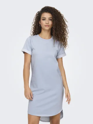 JDY - JDYIVY S/S DRESS JRS NOOS kentucky blue - Gr. - XS