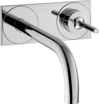 Hansgrohe Waschtischmischer UP Axor Uno chrom mit Auslauf 160mm u.Platte, 38112000 38112000