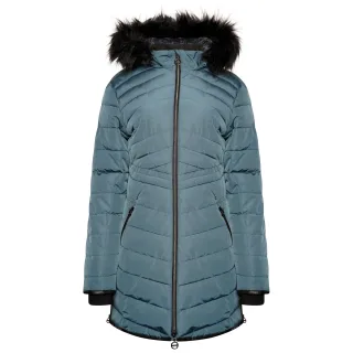 Dare 2B Womens/Ladies Striking III Long Length Padded Jacket (Orion Grey/Orion)