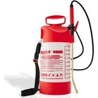 Hecht Drucksprühgerät 4500 mit Mesing Spritzrohr und Düse, inklusive Schultergurt, 3bar, 5 Liter