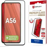 Displex Displayschutzglas Premium Glass Screen Protector (Full Cover) für Samsung Galaxy A56, Displayschutzfolie, Schutzfolie, Bildschirmschutz, kratz- & stoßfest