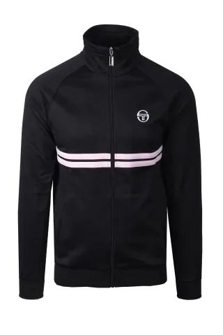 SERGIO TACCHINI DALLAS TRACK TOP BLACK/LIGHT LILAC