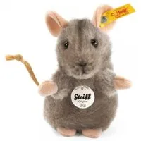 Steiff Kuscheltier Kuscheltier Maus Piff Grau (10cm)