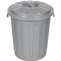 keeeper Mülleimer KEEEPER Maxi-Tonne Mats Ø36cm, H42cm 23l light silver