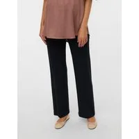 Mamalicious Umstandshose MLEMILY JRS HW RELAXED LEGGINGS NOOS aus Baumwollmischung mit Elasthan, elastische Passform, unifarben