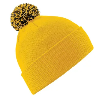 Beechfield - Mütze für Herren/Damen Unisex (Gold/Schwarz)