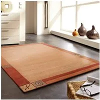 LUXOR living Wollteppich India, rechteckig, Höhe: 20 mm, reine Wolle, handgeknüpft, mit Bordüre, auch als Läufer