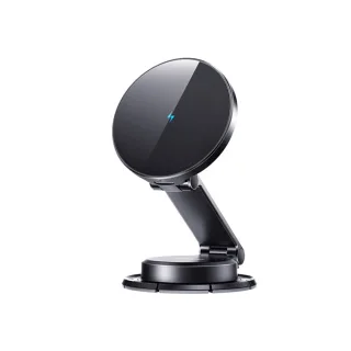 Joyroom Magnetic Car Mount N55 Strong Magnet 15W Wireless Charging 360° Rotation Foldable Phone Holder Fast Car Charger