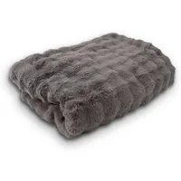 Wohndecke Fair De Luxe Kuscheldecke 100% Polyester, Plaid/Wohndecke, Grau, Heinrich Glaeser Nachf. GmbH