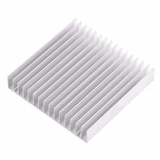 Aluminum Heatsink 100*100*18mm MOS Tube Heat Sinks Radiator for IC Module PC Computer LED PCB Semiconductor Devices with
