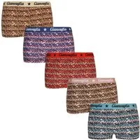 Holland Underwear Panty 5 x Damen Boxershorts Slips Panty Hot Pants Hipster GIANVAGLIA 8041