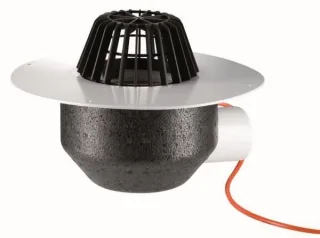 Dallmer Dachablauf 64 H PVC, beheizt, DN 70, 643179 643179