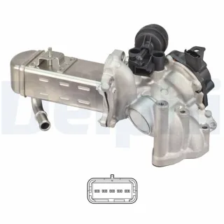 Delphi AGR-Ventil Citroen Peugeot EG10580-12B1 2,0