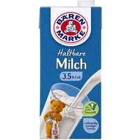 BAERENMARKE Milch, Bärenmarke Haltbare Milch 3,5% Fett ultrahocherhitzt Packung 1000ml