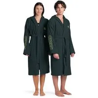 Arena Bademantel arena Unisex Zeppelin Bademantel, Midilänge, Baumwolle, Kapuze, Gürtel, Schwimmbad, Sauna, Baumwolle, Unisex, weich, bequem, Kapuze, leicht