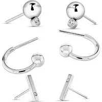 Calvin Klein Ohrring-Set CK Pure Essentials, mit Glasstein