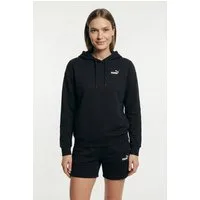 PUMA Trainingsanzug SHORT HOODED RELAXED SWEAT SUIT 7" TR OP (2-tlg), mit verstellbarer Kapuze, mit Seitennahttaschen, entspannte Passform