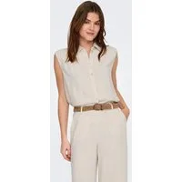 ONLY Blusentop ONLSIESTA S/L LINEN BL SHIRT PNT NOOS mit Leinen