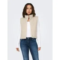 ONLY Plüschweste ONLSANDRA TEDDY WAISTCOAT LIFE OTW NOOS Kunstfaser