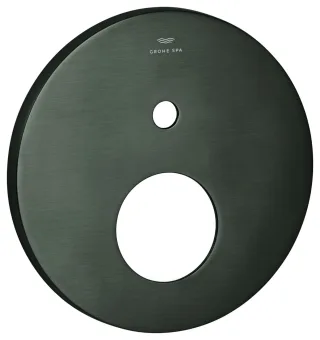 GROHE Rosette 48616 rund für EHM-FMS mit 2-Wege Umstellung hard graphite geb., 48616AL0 48616AL0