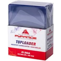 Software Pyramide Sammelkarte Knickfeste Sammelkarten / Schutzhüllen - 25er Toploader Clear Pack (NE