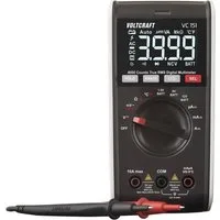 VOLTCRAFT Spannungsprüfer VOLTCRAFT VC151 Hand-Multimeter digital CAT III 600 V Anzeige (Count, (VC151)